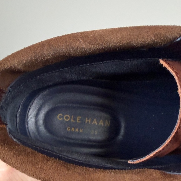 Cole Haan Grand OS Men's Brown Leather Chukka Boots Size 11.5 - Picture 8 of 9